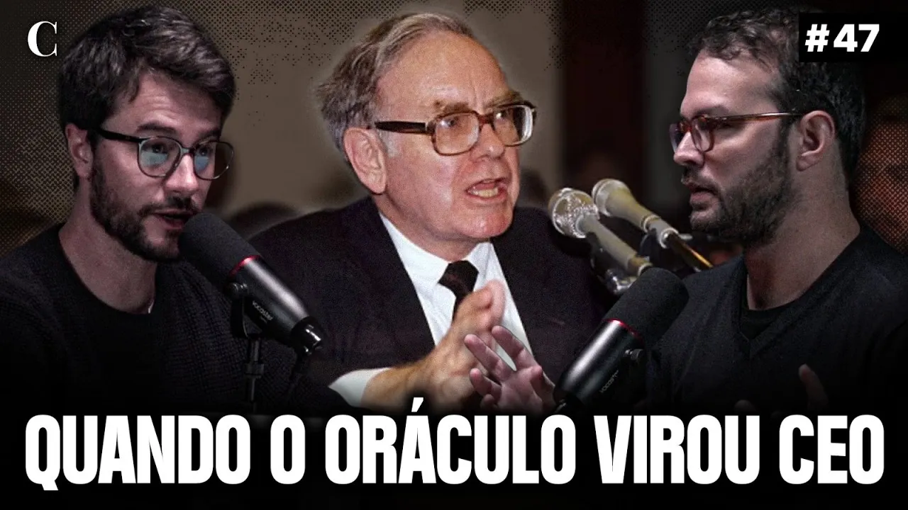 Arte de abertura do episódio sobre Warren Buffett e o Salomon Brothers